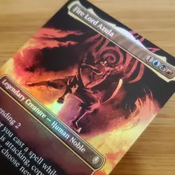 1x Fire Lord Azula - 0334, Borderless Art Foil, Avatar, Magic MTG NM - Image 2