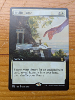 MTG Idyllic Tutor and Sneak Attack foil, both extended art, see pics and desc - Image 3