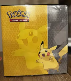 Ultra Pro Pokemon Pikachu 2'' 3 Ring Binder Original Binder Yellow New Damage 885321526022 - Image 1