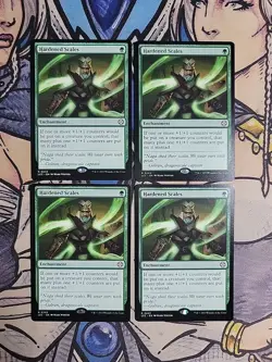 4x Hardened Scales - NM/M LCC MTG Magic - Image 1