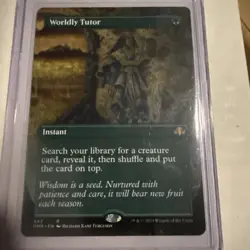 Worldly Tutor (Borderless) Dominaria Remastered Regular - Image 1