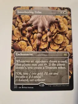 Magic The Gathering Smothering Tithe (Borderless) Double Masters 2022 Regular - Image 1