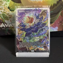 1x Radiant Lotus - Fracture Foil - Showcase NM-Mint, English Aetherdrift MTG Mag - Image 1