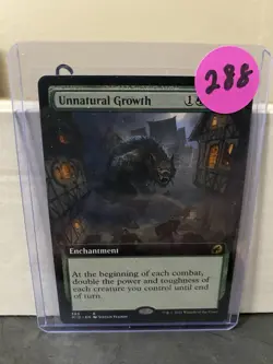 MTG Magic the Gathering Unnatural Growth (365/553) Innistrad Midnight Hunt LP - Image 3