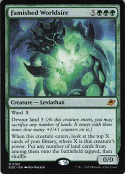 MTG Famished Worldsire (182) | NM | Edge of Eternities {EOE} - Image 1