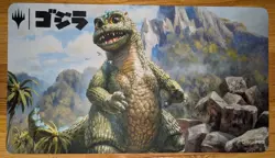 Magic the Gathering Ultra Pro Official Playmat Babygodzilla, Ruin Reborn - Image 1