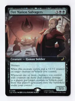 Fire Nation Salvagers Extended Foil MTG Avatar The Last Airbender: Eternal-Legal - Image 1
