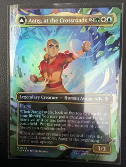 MTG Foil Aang, At The Crossroads (Borderless) Avatar: The Last Airbender - Image 1