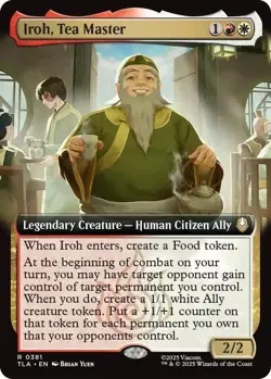 1x Iroh, Tea Master Extended Art Foil (Avatar: The Last Airbender) - Image 1