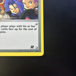 Pokemon Here Comes Team Rocket! 71/82 TR Team Rocket LP - Image 4