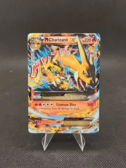 Pokemon TCG M Charizard EX 13/108 Evolutions 2016 Holo Ultra Rare LP - Image 1