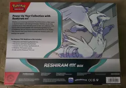 Sealed Reshiram EX Box Pokemon TCG Collectors Box with Promo and Booster Packs - Image 2