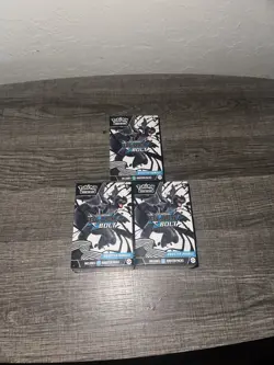 Pokemon Black Bolt Booster Bundle Lot of 3 Scarlet And Violet TCG Sealed NEW - Image 1