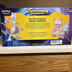 Pokemon Kanto Power Collection Box Mewtwo-EX Slowbro-EX XY Evolutions TCG SEALED 820650809446 - Image 2