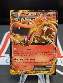 CHARIZARD EX 11/106 FLASHFIRE POKEMON TCG DAMAGED READ - Image 1