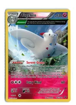 TOGEKISS 46/108 ROARING SKIES REVERSE HOLO POKEMON TCG NM-LP - Image 1