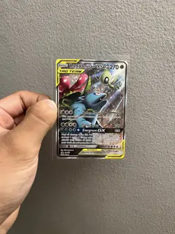 Celebi & Venusaur GX SM167 Tag Team Pokemon Black Star Promo NEAR MINT - Image 1