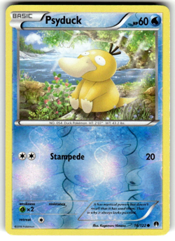 Psyduck 16/122 Reverse Holo - Pokemon TCG BreakPoint 2016 NM/VLP - Image 1