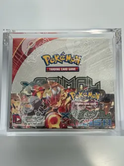 Pokemon TCG 2015 XY Primal Clash Booster Box Factory Sealed W/ Acrylic Case - Image 1
