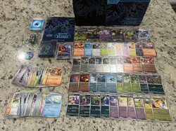 Pokemon Phantasmal Flames Opened ETB 170+ Bulk Rev Holo/Dbl Rare/ Illustration - Image 1