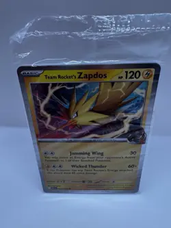 Pokemon Team Rockets Zapdos GameStop Promo - Sealed Rare 070/182 - Image 1