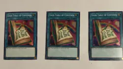 3X TOON TABLE OF CONTENTS SUPER RARE DASA-EN043 YUGIOH! - Image 1