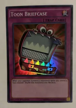 Yugioh Toon Briefcase DRL2-EN029 Super Rare 1st Ed NM - Image 1