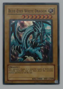 Blue Eyes White Dragon SKE-001 Super Rare HP FAST SHIP - Image 1