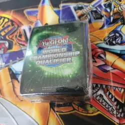 1x YUGIOH 2013 WORLD CHAMPIONSHIP QUALIFIER WCQ 80 SLEEVES GREEN PACK! One left! - Image 2