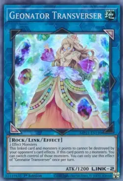 Geonator Transverser - MP21-EN199 - Super Rare - 1st Edition - Lightly Played - Image 1