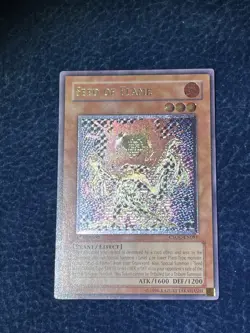 Seed Of Flame Grey Misprint Yugioh Ultimate 1st Crossroads Of Chaos NM/VLP+ - Image 2