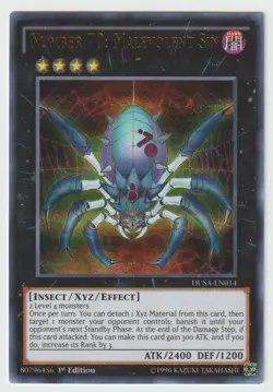 YuGiOh! Number 70: Malevolent Sin DUSA-EN014 Ultra Rare NM 1st Ed. - TOP LOADED! - Image 1