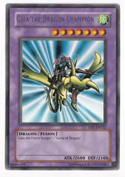 YU-GI-OH! Gaia the Dragon Champion - DB1-EN122 - Unlimited Edition - Rare - Image 1