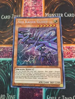 Yugioh Neo Kaiser Glider TN19-EN006 Prismatic Secret Rare Limited Near Mint - Image 1