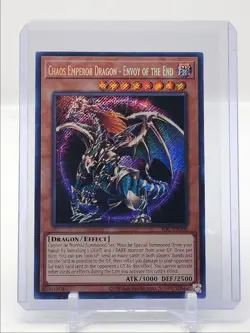 CHAOS EMPEROR DRAGON 2023 YU-GI-OH! INVASION OF CHAOS SECRET RARE Q0106 - Image 1