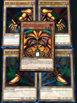 YUGIOH EXODIA SET YGLD-ENA18-21 (MGED-EN005) 1ST ULTRA (NM) - Image 1