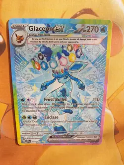 Glaceon EX Prismatic Evolutions 150/131 ⚡CUST0M DISPLAY Card⚡ - Image 3
