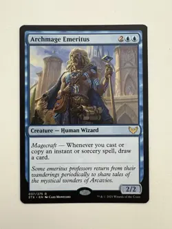 Archmage Emeritus MTG Magic the Gathering Card NM Near Mint STX - Image 1