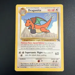 Pokemon TCG Dragonite #5 Black Star Promo WB the First Movie Stamped Card LP - Image 1