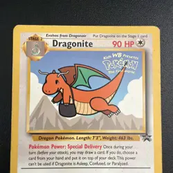 Pokemon TCG Dragonite #5 Black Star Promo WB the First Movie Stamped Card LP - Image 2
