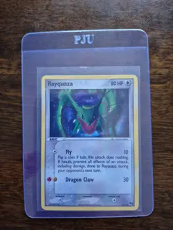 Rayquaza 3/17 Series 1 Pokemon Organized Play Holo Rare Promo Card - Image 1