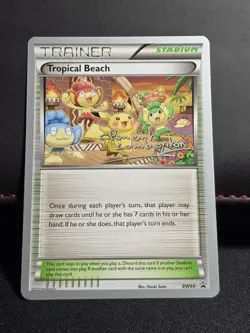 Tropical Beach 2013 (Clement Lamberton) BW50 World Championship Pokemon Card NM- - Image 1