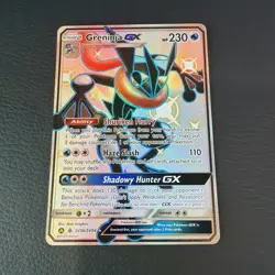 Greninja GX SV56/SV94 Hidden Fates Shiny Full Art Near Mint Pokemon Card - Image 1