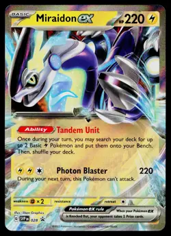 Miraidon ex 028 SV: Scarlet & Violet Promo Cards Promo - Image 1