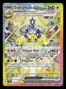 Galvantula ex 168/142 Special Illustration Rare Stellar Crown Pokemon Card - Image 1