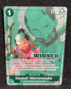 Kouzuki Momonosuke (Winner Pack Vol. 7) OP01-041 One Piece Promotion Cards Foil - Image 1