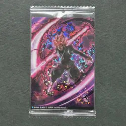 S3042 Goku Black R Holo Japanese Dragon Ball Itajaga Card Sealed N11 - Image 1