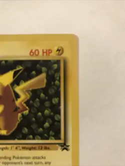 Pokemon "Ivy" PIKACHU Card BLACK STAR PROMO Set #1 Wizard of the Coast League - Image 2