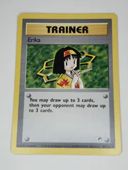 Pokemon TCG Erika Gym Heroes 100/132 Unlimited 2000 Non-Holo Rare WOTC LP- Card - Image 1