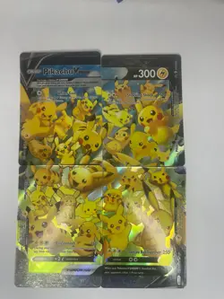 Pikachu V-Union [Set of 4] SWSH: Sword & Shield Promo Cards Holo - Image 1